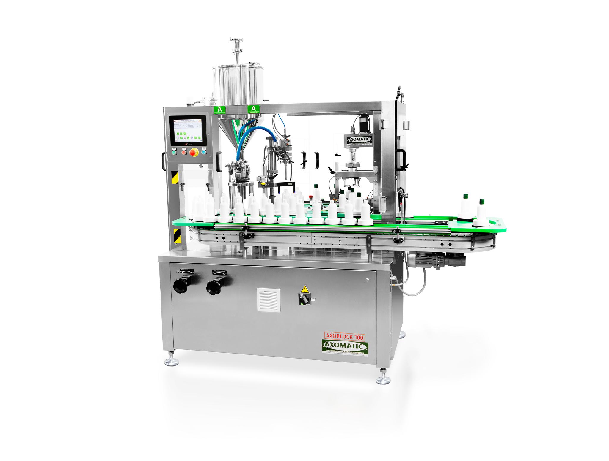 Axoblock 100_filling and capping machine